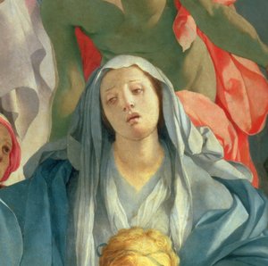 El descendimiento de Cristo, 1525-28 (detalle)